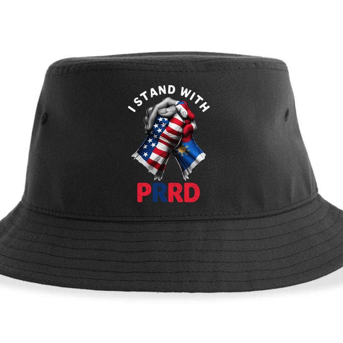 I Stand With PRRD Digong Duterte Philippine DU30 Sustainable Bucket Hat