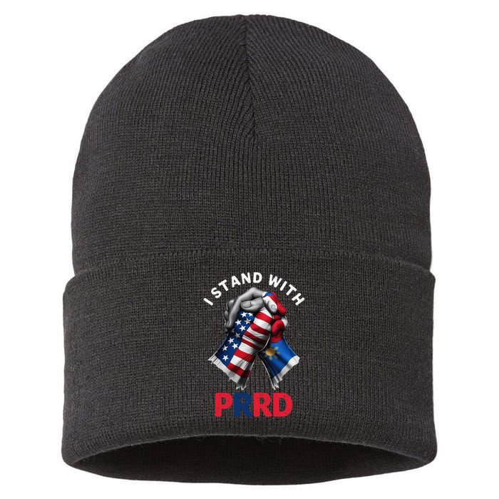 I Stand With PRRD Digong Duterte Philippine DU30 Sustainable Knit Beanie