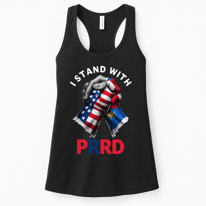 I Stand With PRRD Digong Duterte Philippine DU30 Womens Tank Top