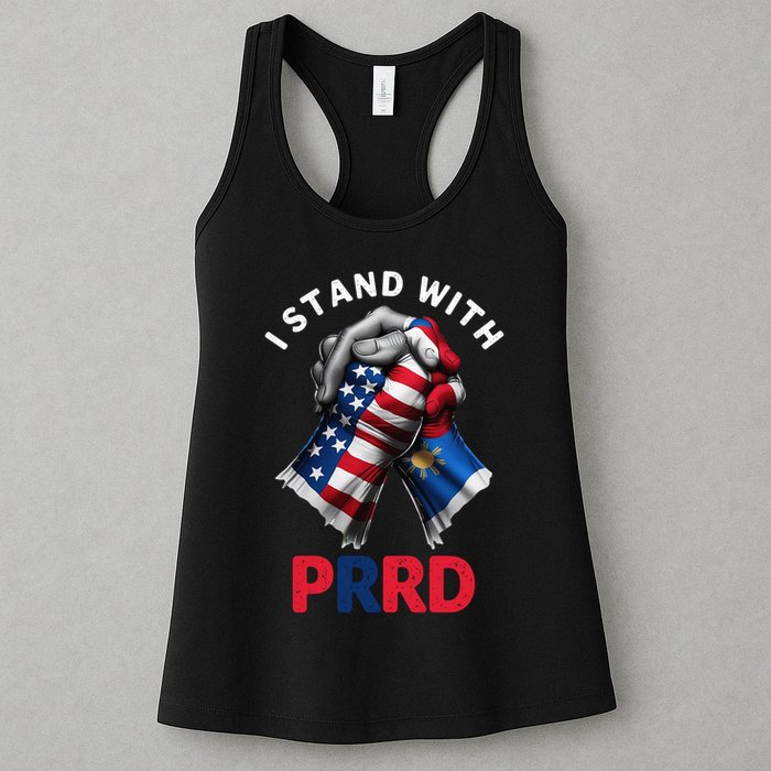 I Stand With PRRD Digong Duterte Philippine DU30 Womens Tank Top