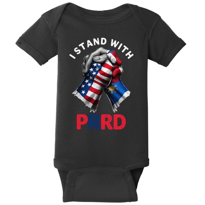 I Stand With PRRD Digong Duterte Philippine DU30 Baby Bodysuit