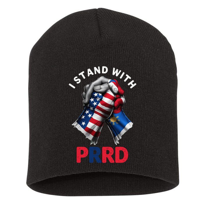 I Stand With PRRD Digong Duterte Philippine DU30 Short Acrylic Beanie