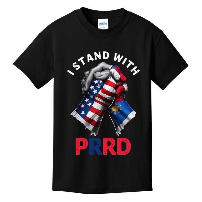 I Stand With PRRD Digong Duterte Philippine DU30 Kids T-Shirt
