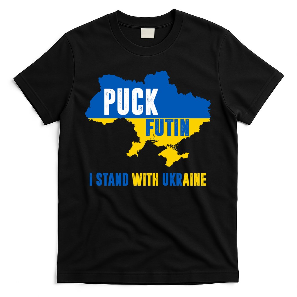 I Stand With Ukraine Puck Futin T-Shirt