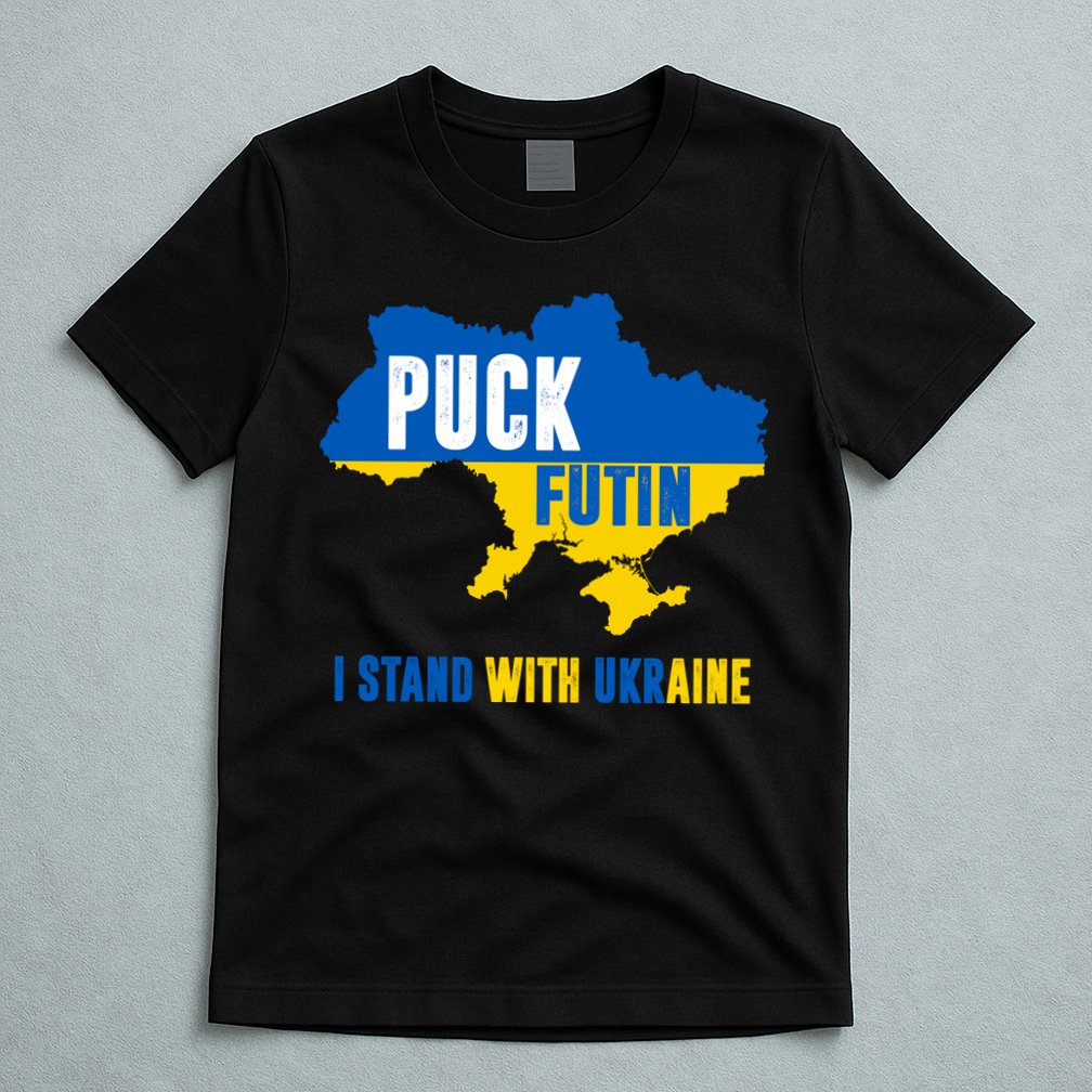 I Stand With Ukraine Puck Futin T-Shirt