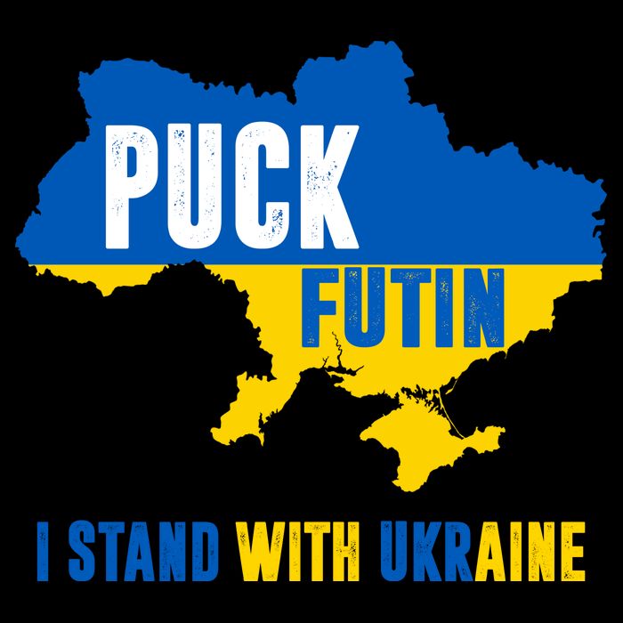 I Stand With Ukraine Puck Futin Backpack