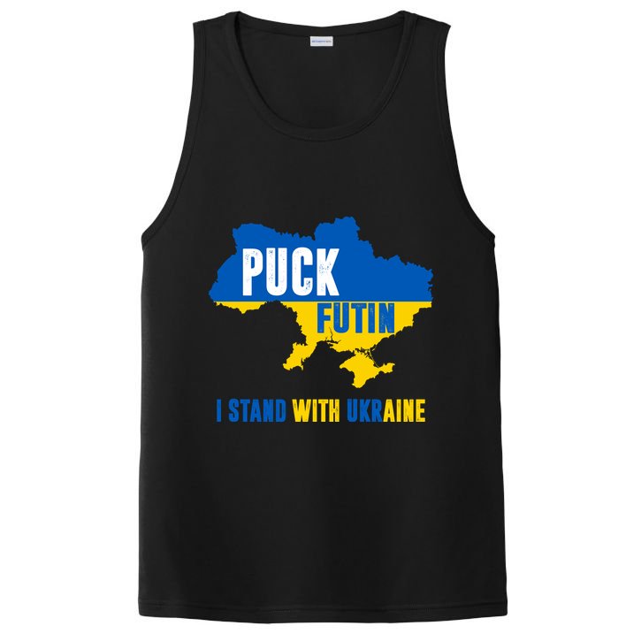 I Stand With Ukraine Puck Futin PosiCharge Competitor Tank