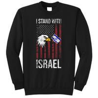 I Stand With Israel Eagle Flag Design Sweatshirt