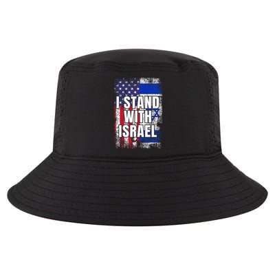 I Stand With Israel USA Israeli Flag Cool Comfort Performance Bucket Hat