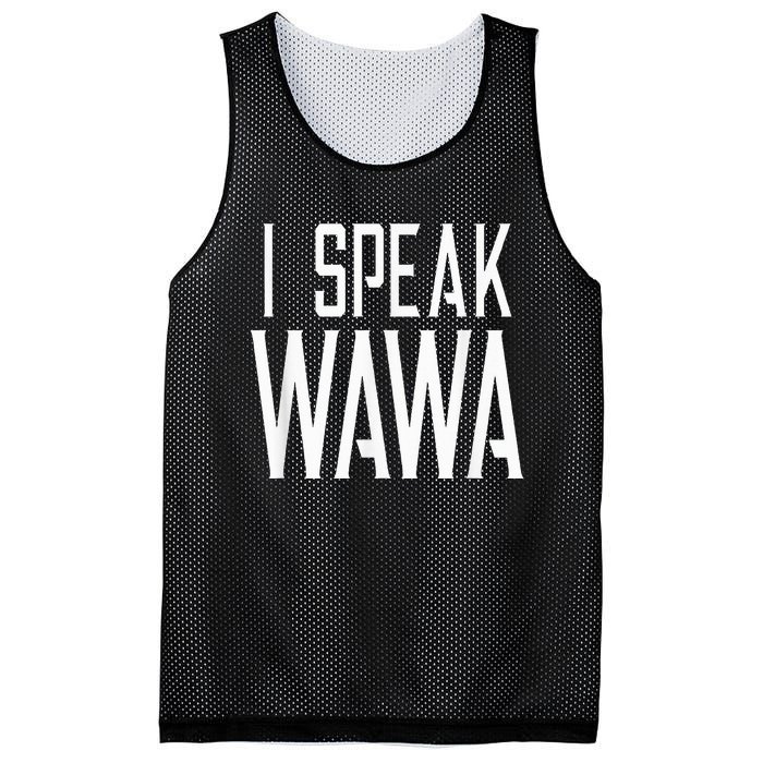 I Speak W.A.W.A Mesh Reversible Basketball Jersey Tank