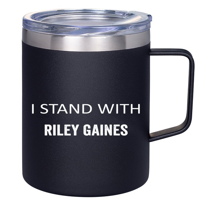 I Stand With Riley Gaines 12oz Stainless Steel Coffee Mug