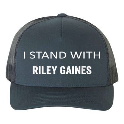 I Stand With Riley Gaines Yupoong Adult 5-Panel Trucker Hat