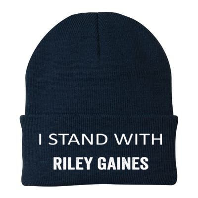 I Stand With Riley Gaines Knit Cap Winter Beanie