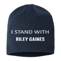 I Stand With Riley Gaines Sustainable Beanie