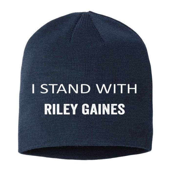 I Stand With Riley Gaines Sustainable Beanie