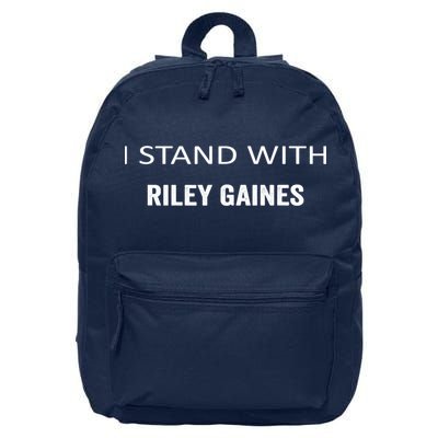 I Stand With Riley Gaines 16 in Basic Backpack