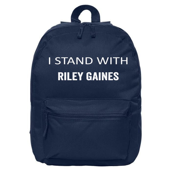 I Stand With Riley Gaines 16 in Basic Backpack