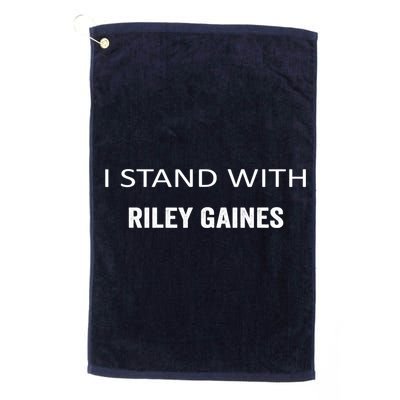 I Stand With Riley Gaines Golf Towel