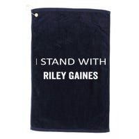 I Stand With Riley Gaines Golf Towel