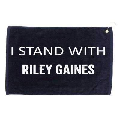 I Stand With Riley Gaines Grommeted Golf Towel