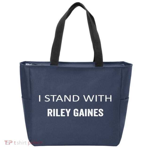 I Stand With Riley Gaines Zip Tote Bag