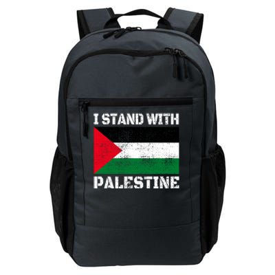 I Stand With Palestine Palestinian Flag Free Palestine Daily Commute Backpack