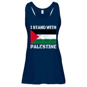 I Stand With Palestine Palestinian Flag Free Palestine Ladies Essential Flowy Tank