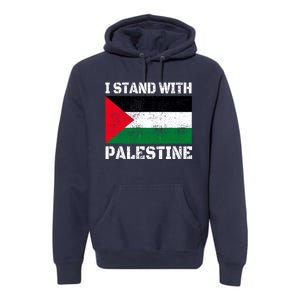 I Stand With Palestine Palestinian Flag Free Palestine Premium Hoodie