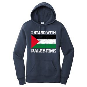 I Stand With Palestine Palestinian Flag Free Palestine Women's Pullover Hoodie