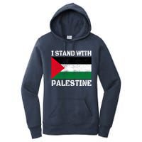 I Stand With Palestine Palestinian Flag Free Palestine Women's Pullover Hoodie