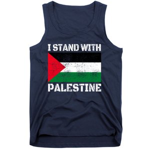 I Stand With Palestine Palestinian Flag Free Palestine Tank Top