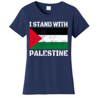 I Stand With Palestine Palestinian Flag Free Palestine Women's T-Shirt