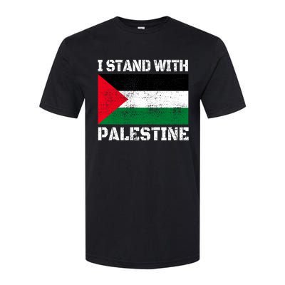 I Stand With Palestine Palestinian Flag Free Palestine Softstyle CVC T-Shirt