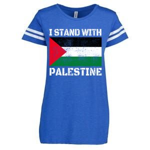 I Stand With Palestine Palestinian Flag Free Palestine Enza Ladies Jersey Football T-Shirt