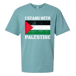 I Stand With Palestine Palestinian Flag Free Palestine Sueded Cloud Jersey T-Shirt