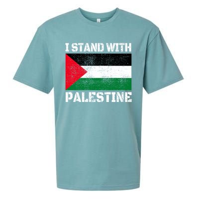 I Stand With Palestine Palestinian Flag Free Palestine Sueded Cloud Jersey T-Shirt