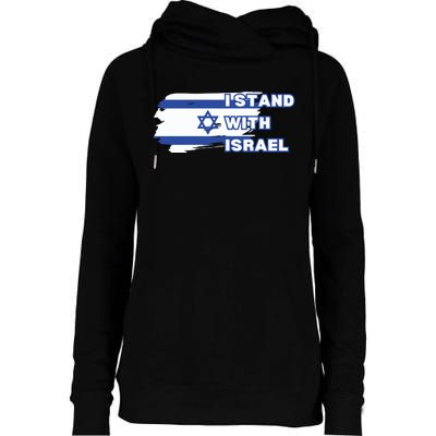 Israel Stand With Israel Support Israel Womens Funnel Neck Pullover Hood