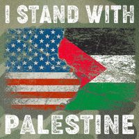I Stand With Palestine Us Flag Palestinians Flag Legacy Tie Dye Trucker Hat