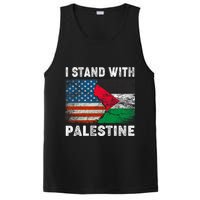 I Stand With Palestine Us Flag Palestinians Flag PosiCharge Competitor Tank