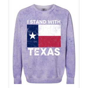 I Stand With Texas Scotus Decision I Support Texas Colorblast Crewneck Sweatshirt