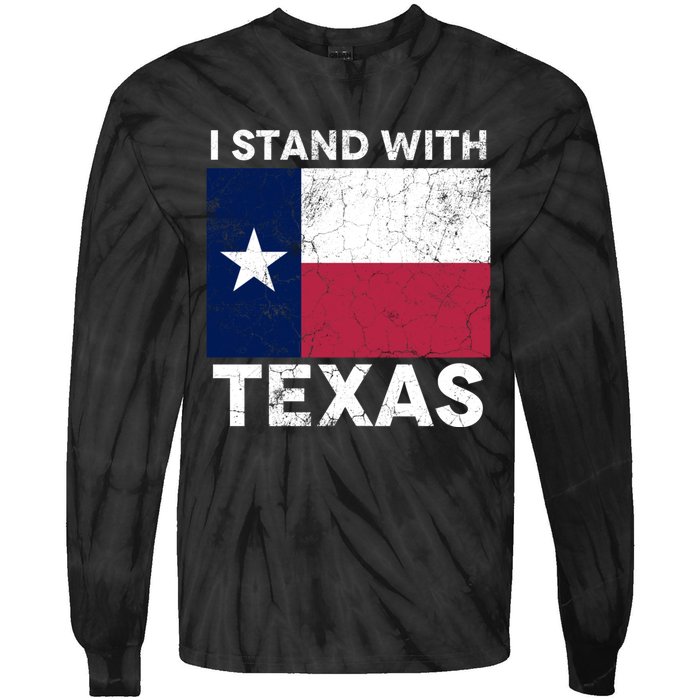 I Stand With Texas Scotus Decision I Support Texas Tie-Dye Long Sleeve Shirt