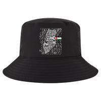 I Stand With Palestine Quote A Free Palestine Design Cool Comfort Performance Bucket Hat