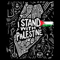 I Stand With Palestine Quote A Free Palestine Design 16 in Basic Backpack