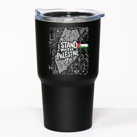 I Stand With Palestine Quote A Free Palestine Design Tumbler