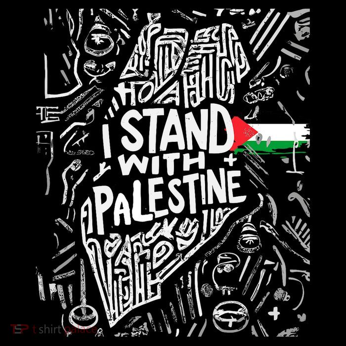 I Stand With Palestine Quote A Free Palestine Design Cooling Performance Long Sleeve Crew