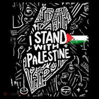 I Stand With Palestine Quote A Free Palestine Design Youth Performance Sprint T-Shirt