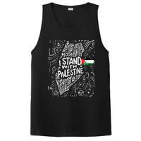 I Stand With Palestine Quote A Free Palestine Design PosiCharge Competitor Tank