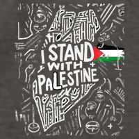 I Stand With Palestine Quote A Free Palestine Design Vector Backpack