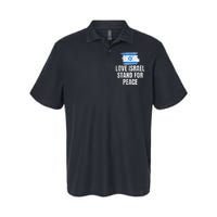 I Stand with Israel Flag Pray For Support Jewish Peace Love Softstyle Adult Sport Polo