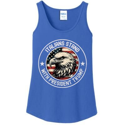 Italians Stand With Trump Gift Ladies Essential Tank